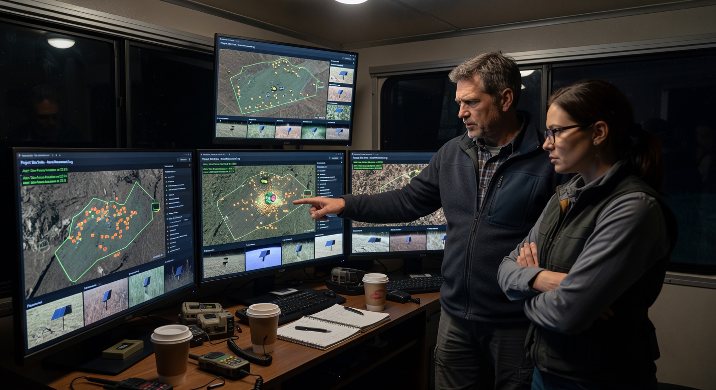 Operations command center with multi-project dashboards