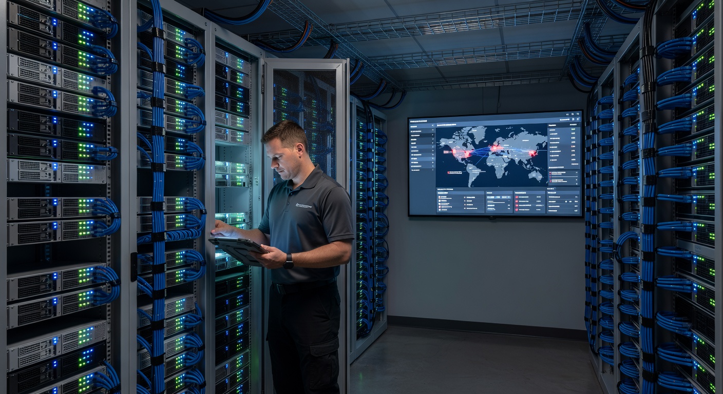 Server room powering national operations